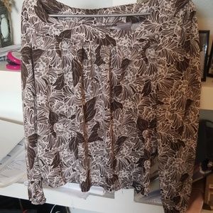 Printed fitted top